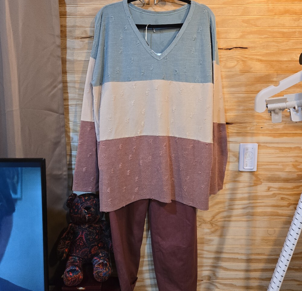 ExpressWomen's Mauve Utility Pants - Casual High-Rise Trousers & Top - Picture 2 of 7